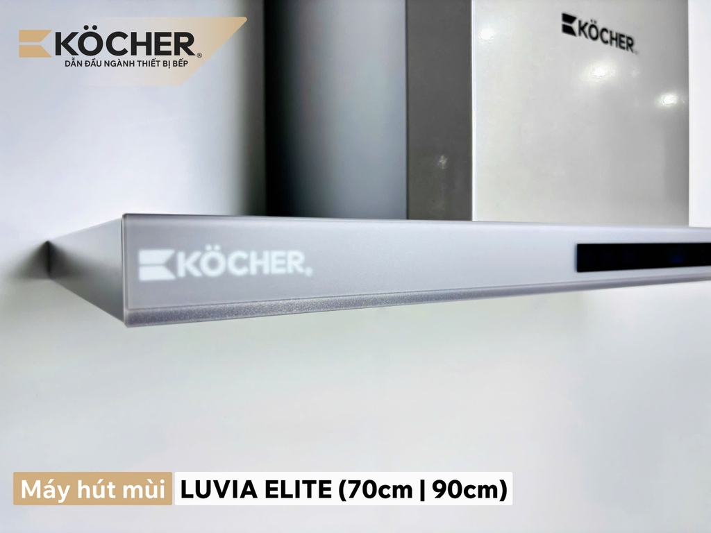 Máy Hút Mùi Kocher LUVIA ELITE Black Pearl – Thiết Kế Slim Fit Sang Trọng, Vận Hành Siêu Êm