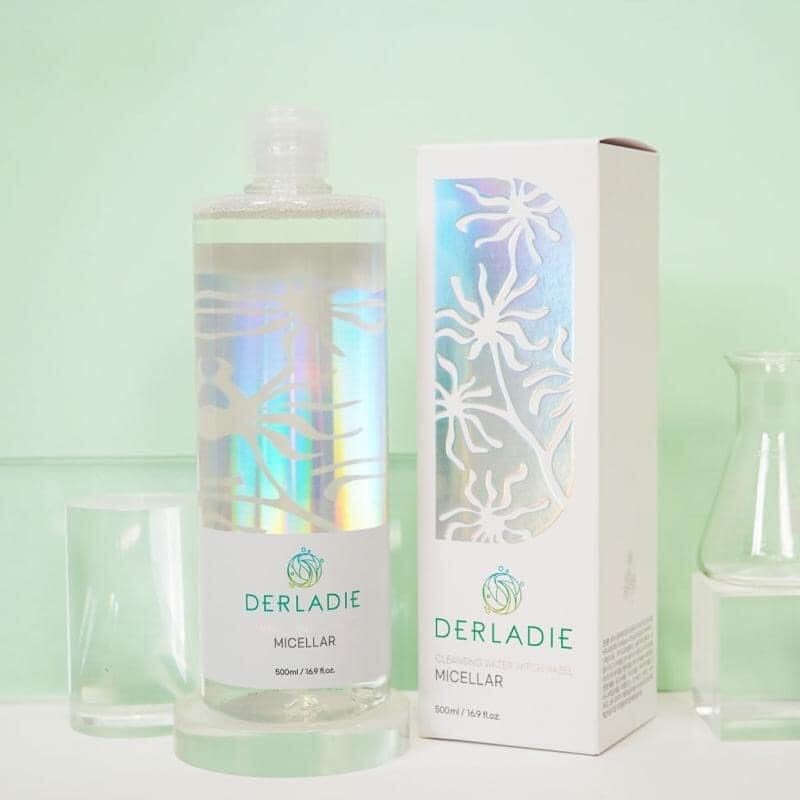 Nước Tẩy Trang Derladie Micellar Cleansing Water With Hazel Chai 500ml
