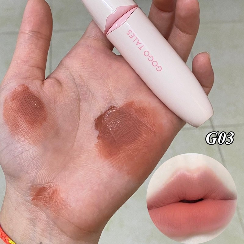Son Kem KISSING MY LIPS GoGo Tales Siêu Đẹp Lâu Trôi GT556