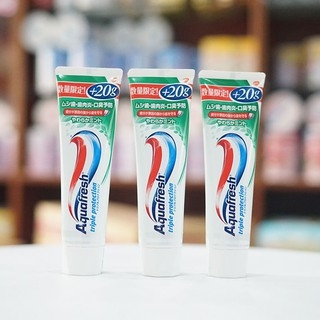 Kem Đánh Răng AquaFresh +20g The Mát Sáng Răng Triple Protection Nhật Bản Tuýp 160g