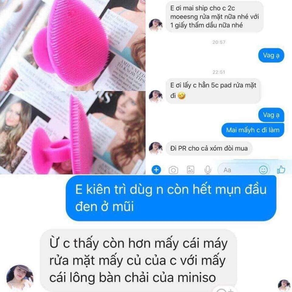 Miếng Rửa Mặt Silicon Loven Cleansing Pad Nhật Bản