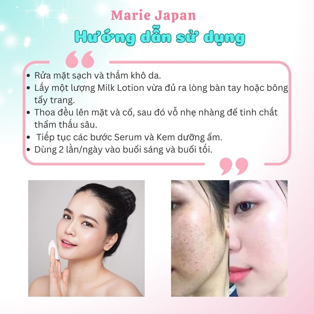 Toner TNA Tranesamix  Dưỡng Ẩm Sáng Da Mờ Thâm Nám Whitening Moisture Milk Lotion Nhật Bản Chai 150ml