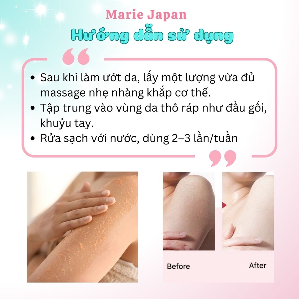 Tẩy Tế Bào Chết Compliment Body Scrub Mềm Mướt Bóng Khỏe Sáng Mịn Da 400ml