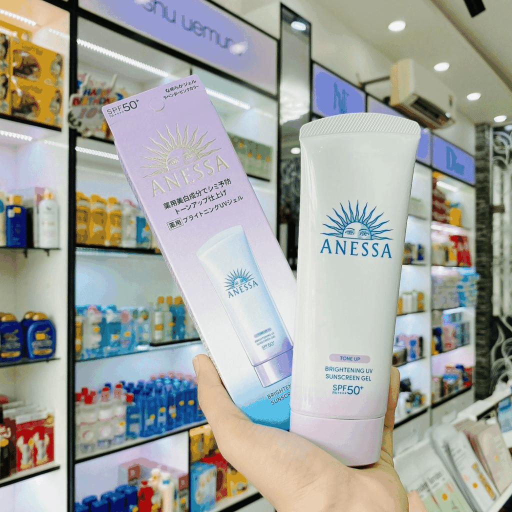 Kem Chống Nắng Anessa Tone Up Brightening UV Sunscreen SPF50+ 90g