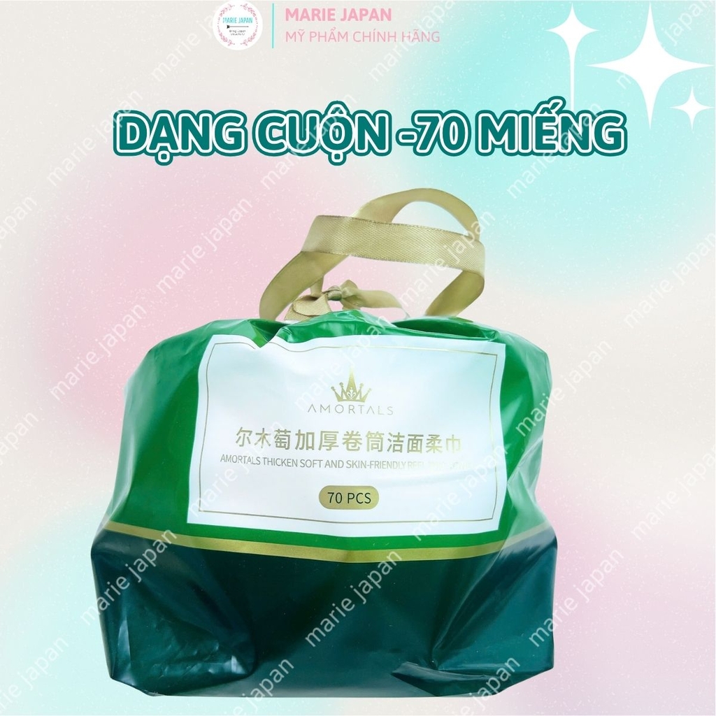 Khăn Mặt Đa Năng AMORTALS Mềm Mại Thân Thiện Với Da Dùng Một Lần