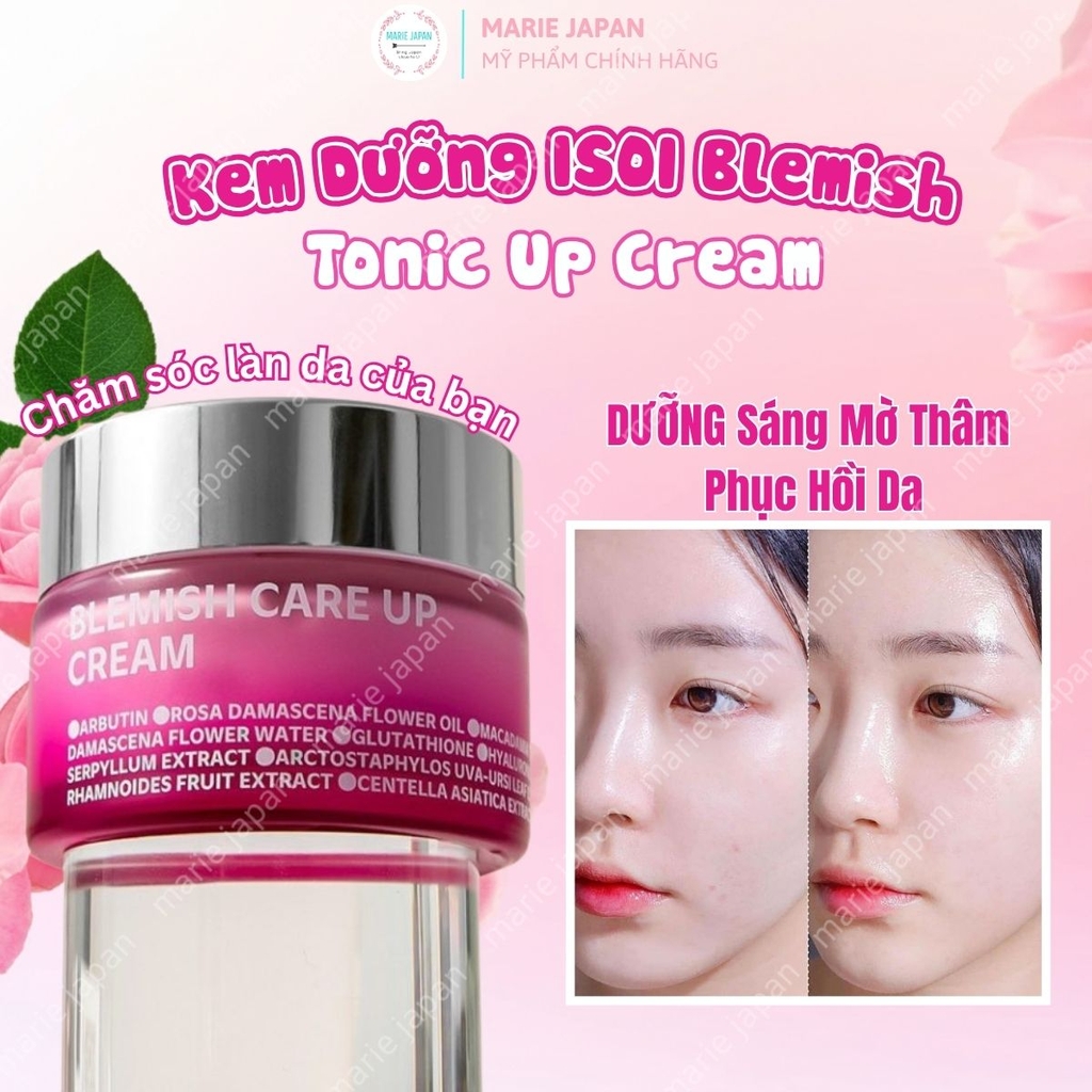 Kem Dưỡng ISOI Blemish Care Up Cream Sáng Da Mờ Thâm Phục Hồi Cấp Ẩm Dịu Nhẹ Hàn Quốc