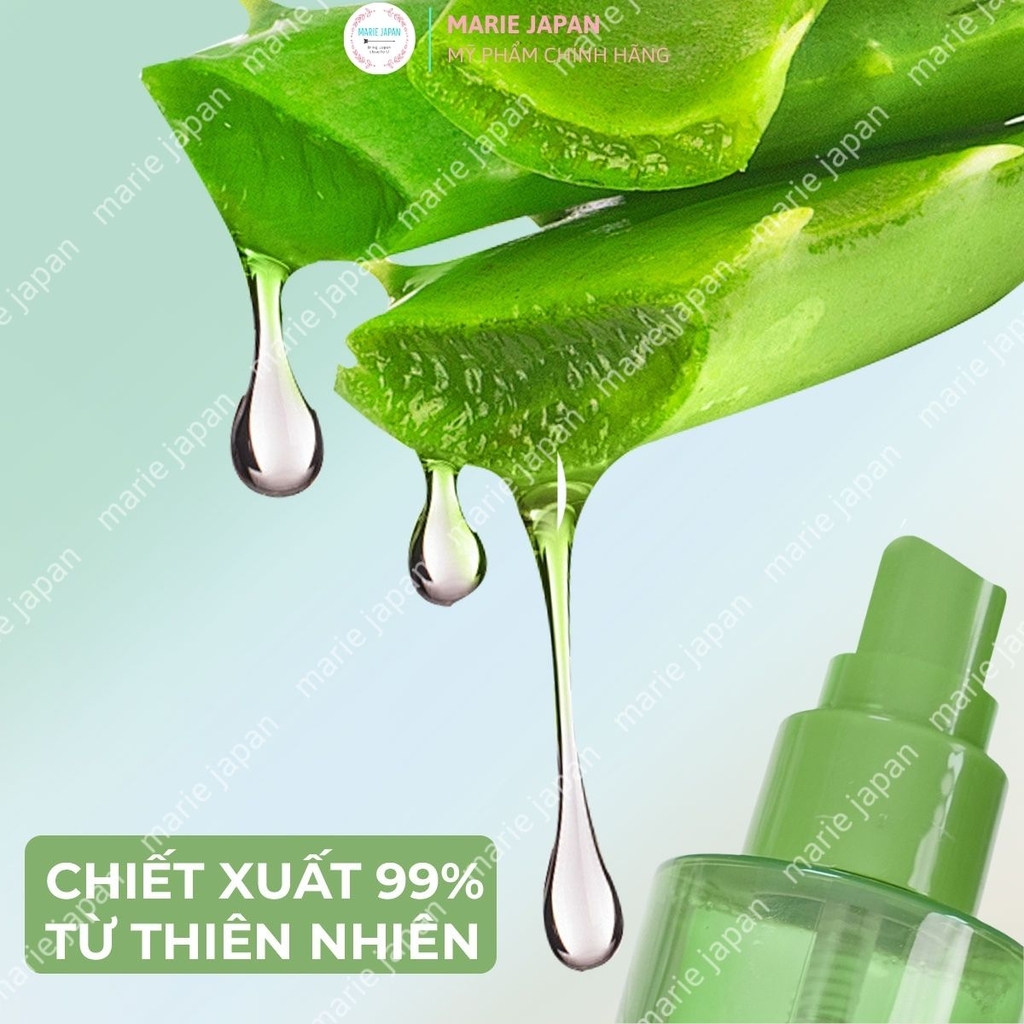 Xịt Khoáng Arumore Aloe Vera 99% Cấp Ẩm Làm Dịu Cân Bằng Da Soothing Mist Hàn Quốc Chai 200ml