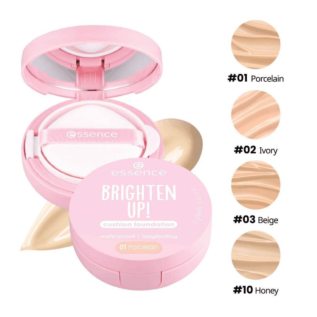 Phấn Nước Essence Nâng Tone Kiềm Dầu Che Phủ Tốt Brighten Up Cushion Foundation 12g