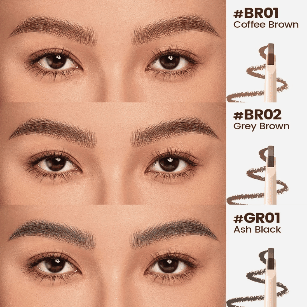 Chì Kẻ Mày 2 Đầu Focallure Cực Tiện Lợi Siêu Dễ Kẻ  Không Vón Lâu Trôi Anti Smudge Eyebrow Pencil E59