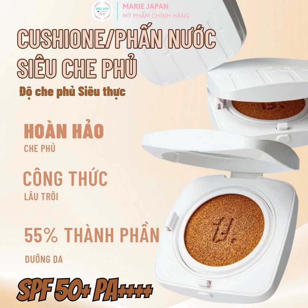[MUA 1 TẶNG 3] Cushion Chống Nắng TFIT Mịn Lì Lâu Trôi Dưỡng Ẩm Tự Nhiên Layering Fit Cover Hàn Quốc