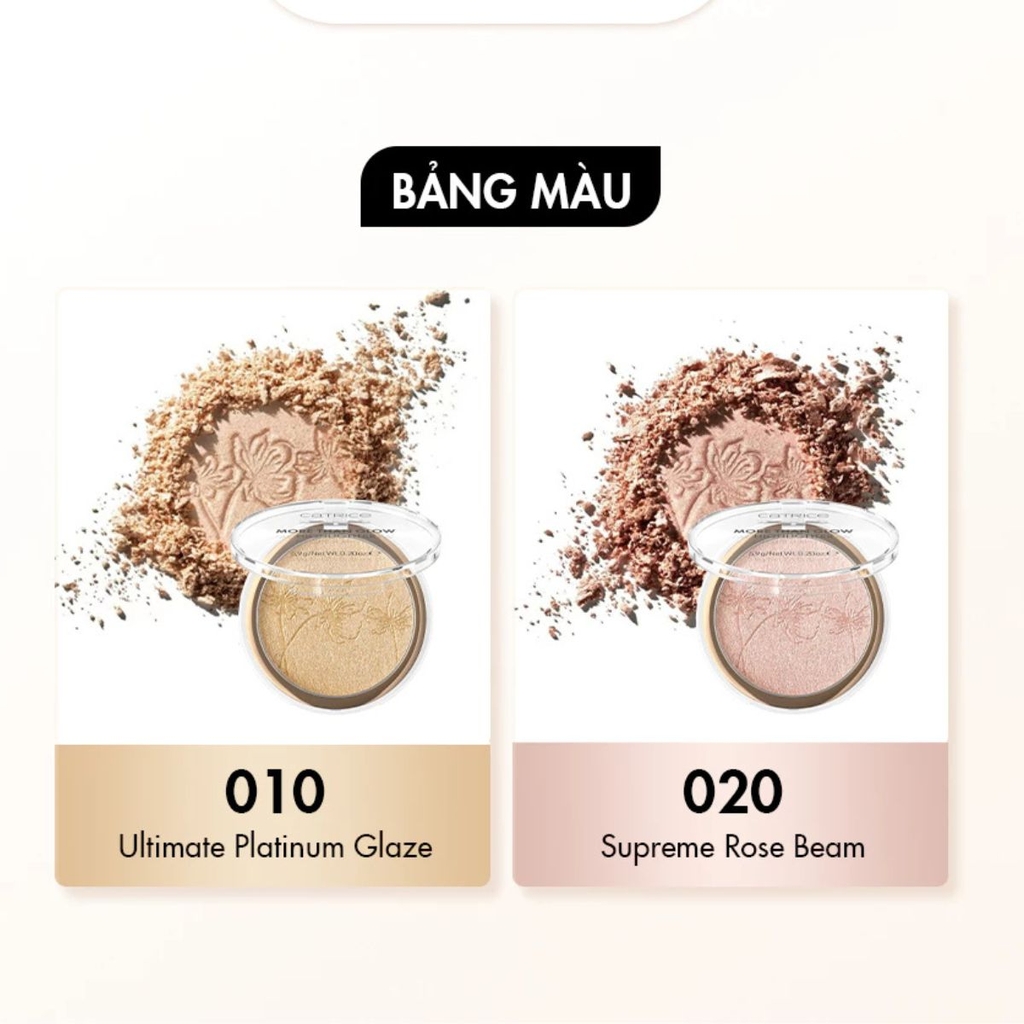 Phấn Bắt Sáng Catrice Lâu Trôi Mịn Lì Tự Nhiên More Than Glow Highlighter 5,9g
