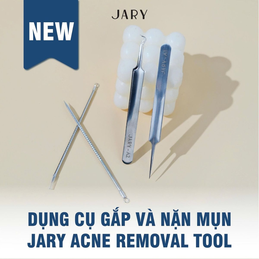 Dụng Cụ Gắp Mụn Đầu Nhọn Jary Acne Removal Tool Cây Nhíp Lấy Nhân Mụn Nhỏ Gọn Tiện Lợi Cao Cấp