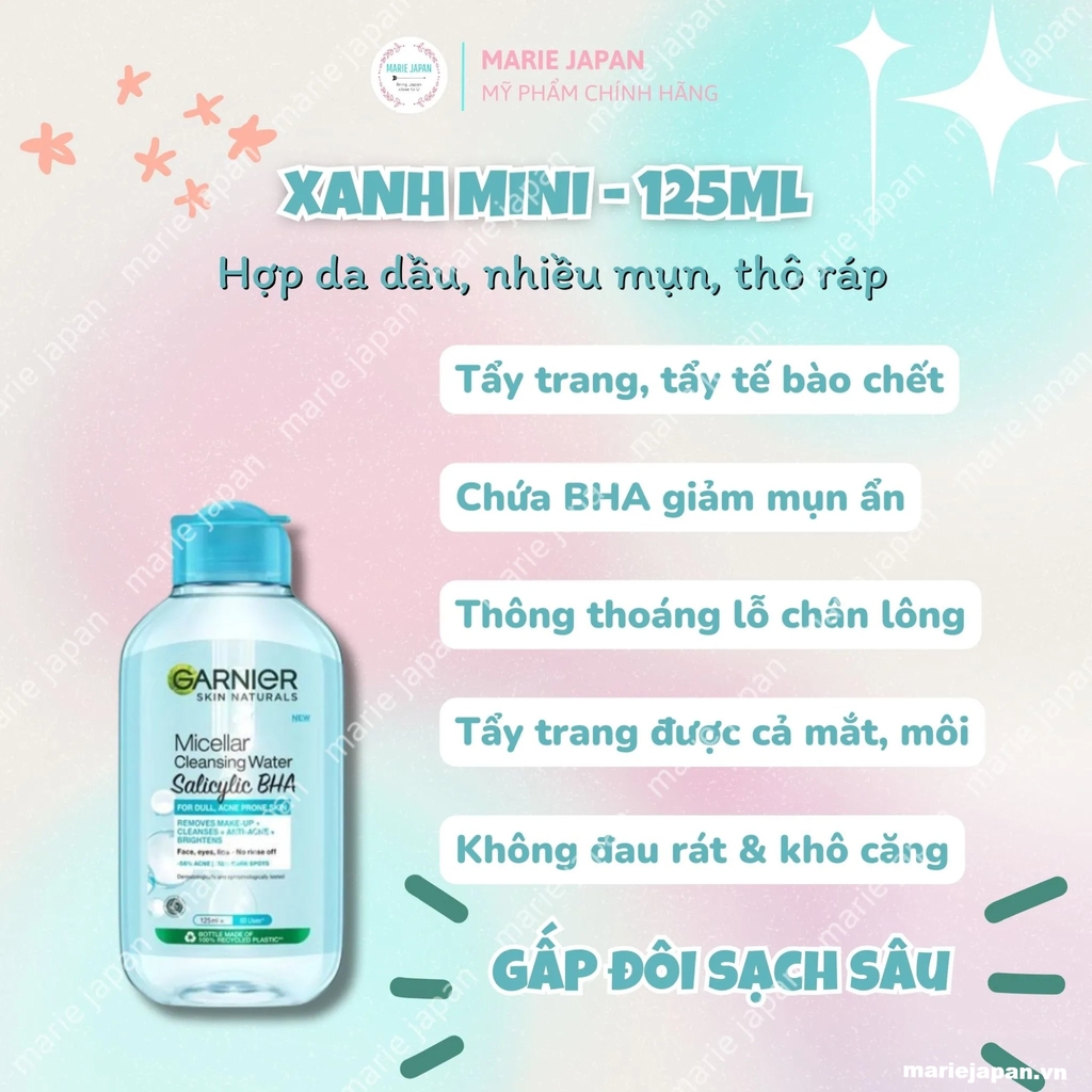 Nước Tẩy Trang Garnier Micellar Cleansing Water