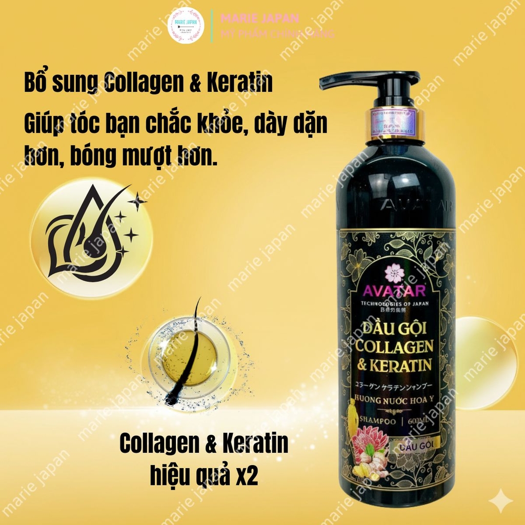 Dầu Gội Xả Avatar Hương Nước Hoa Cao Cấp Dưỡng Ẩm Phục Hồi Tóc Bồng Bềnh Chắc Khỏe