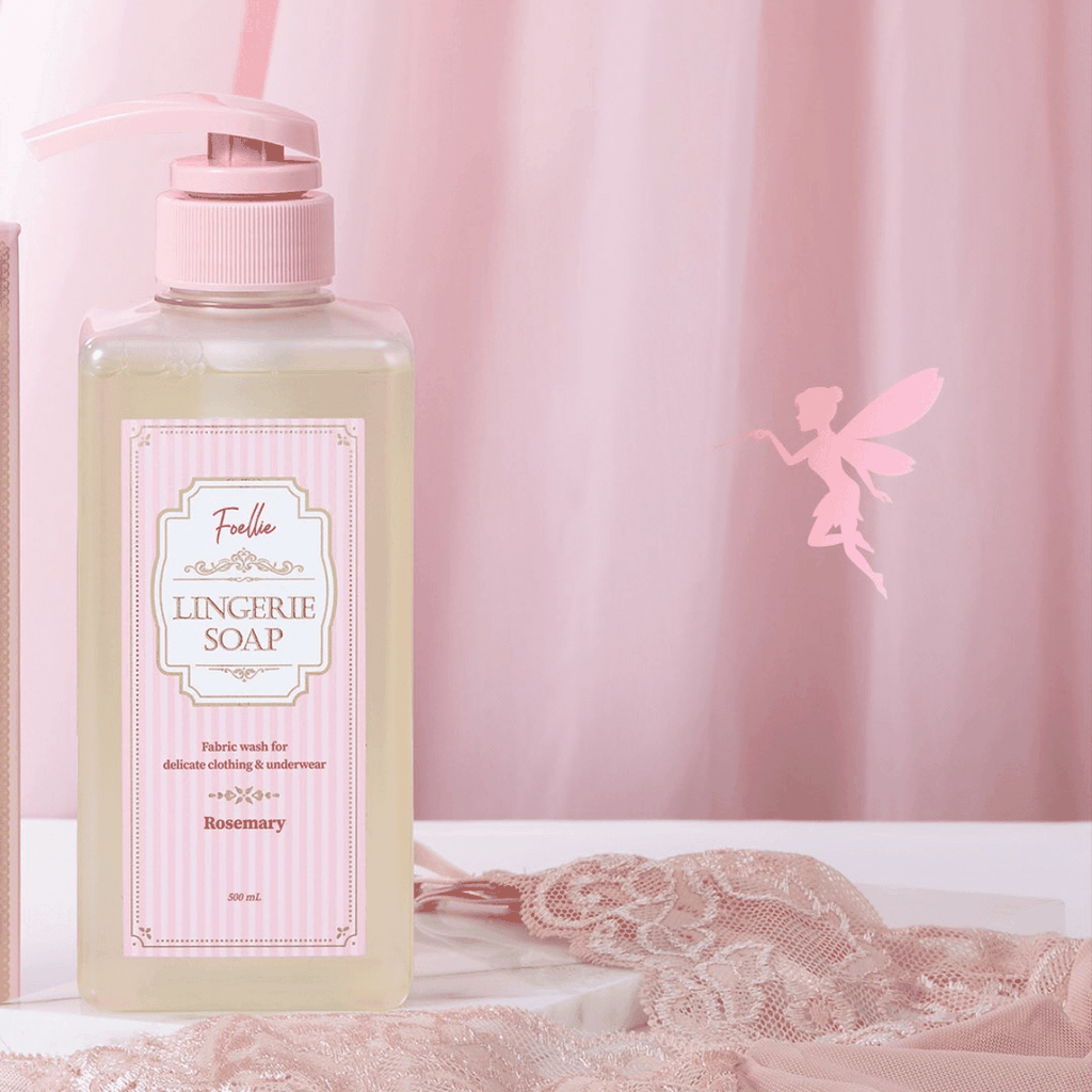 Nước Giặt Đồ Lót Foellie Lingerie Soap Cao Cấp Tẩy Ố Vàng Diệt Sạch Vi Khuẩn Hàn Quốc 500ml