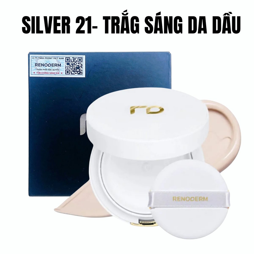 Phấn Nước Renoderm Chống Nắng Dưỡng Ẩm Nâng Tông Mềm Mịn Da DayLong BB Cream 15g