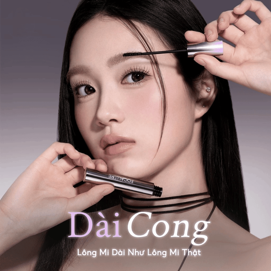 Mascara Focallure Cao Cấp Siêu Dài Cong Mi, Bền Lì Lengthening Lifting BK01 7,3g