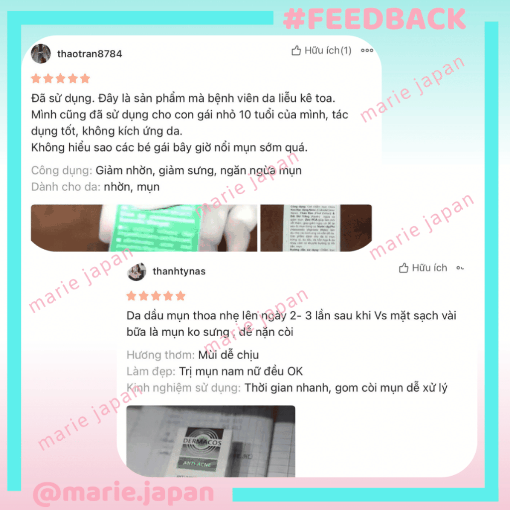[MUA 1 TẶNG 1] Gel Chấm Mụn Dermacos Anti Acne Anti Imperfection Spot Tuýp 15ml - TẶNG 1 MASK JM
