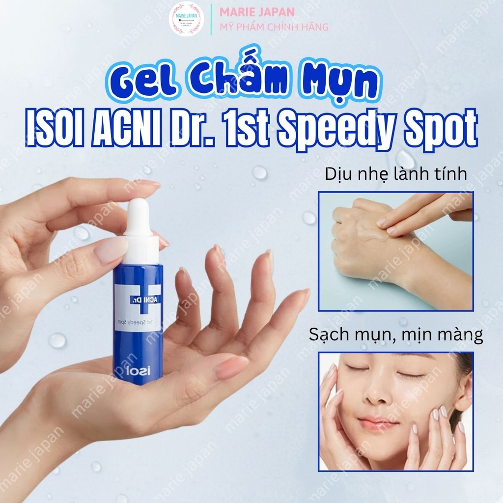Gel Chấm Mụn ISOI Dịu Nhẹ Giảm Sưng Viêm Xẹp Mụn Nhanh ACNI Dr. 1st Speedy Spot Hàn Quốc 14ml