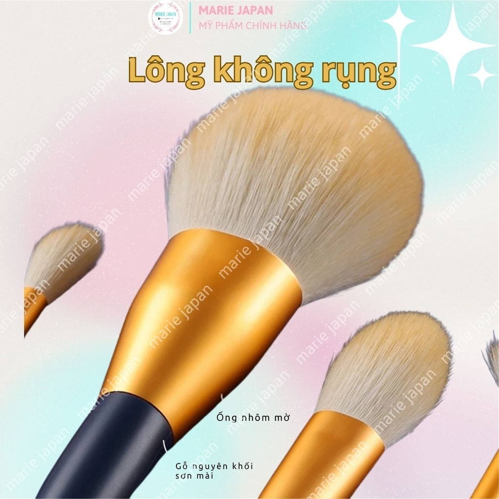 Set 12 Cọ Trang Điểm AMORTALS Makeup Cá Nhân Chuyên Nghiệp Lông Mềm Mịn Kèm Túi Đựng Tiện Lợi