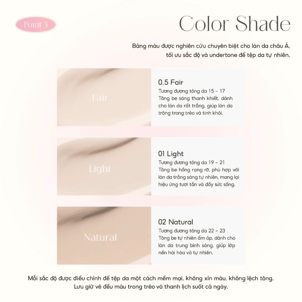 Cushion Aperire Chống Nắng Che Phủ Tốt Da Căng Bóng Mịn Lì Mỏng Nhẹ Sheer Breeze Hàn Quốc 13g