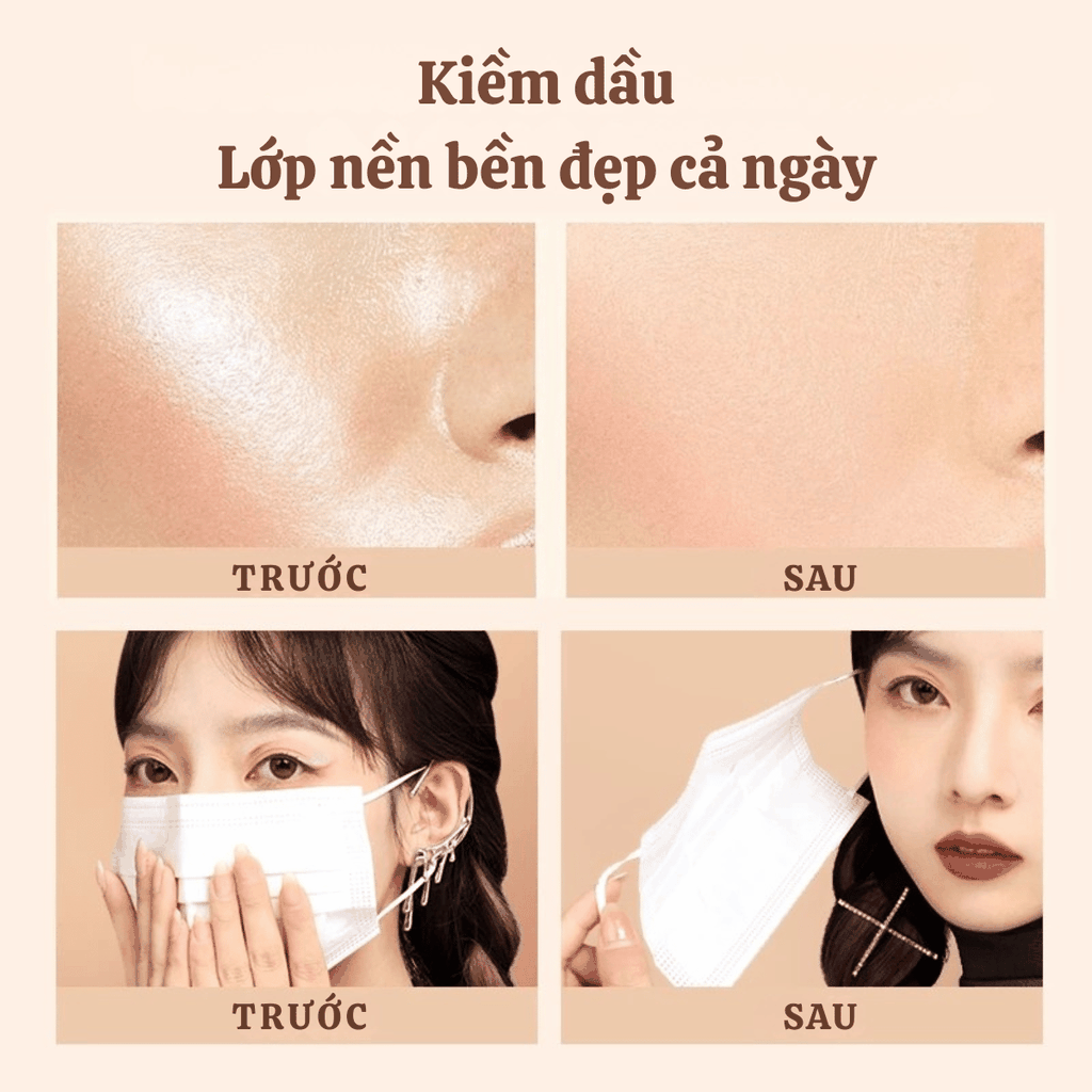 Phấn Phủ Bột Focallure Siêu Mịn Kiềm Dầu Đỉnh Che Phủ Tốt Baking & Setting Loose Powder FA154 15g