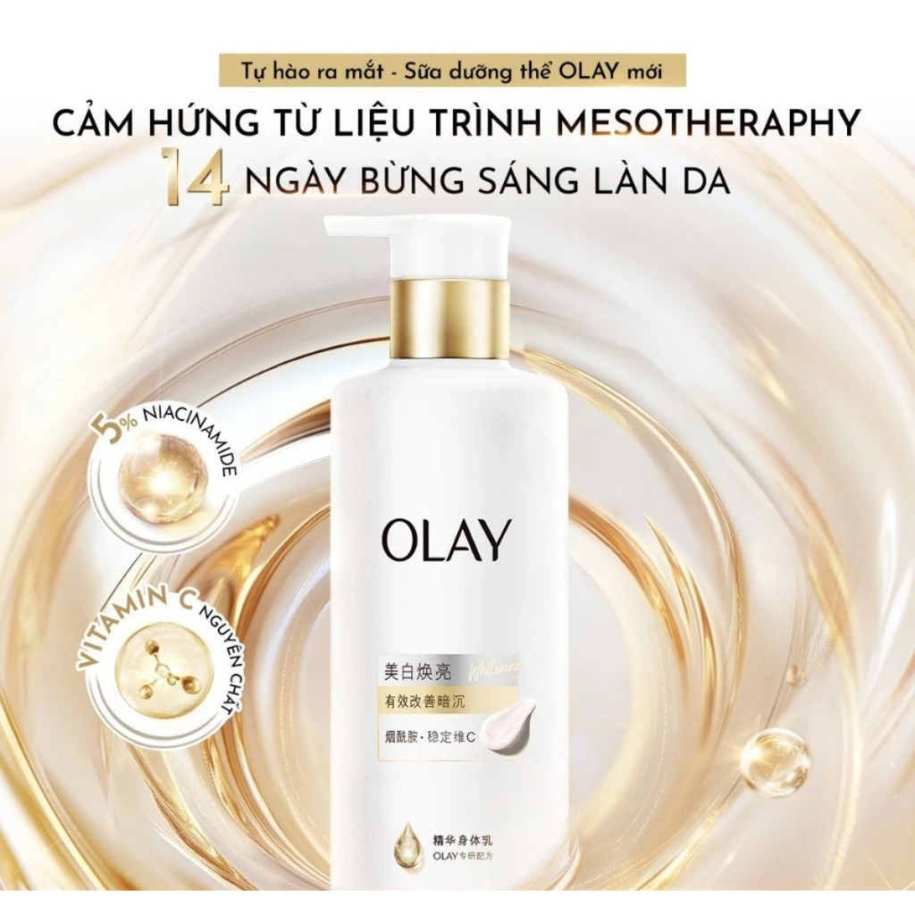 Dưỡng Thể OLAY Hương Nước Hoa Dưỡng Ẩm Sáng Mịn Mướt Da 260g
