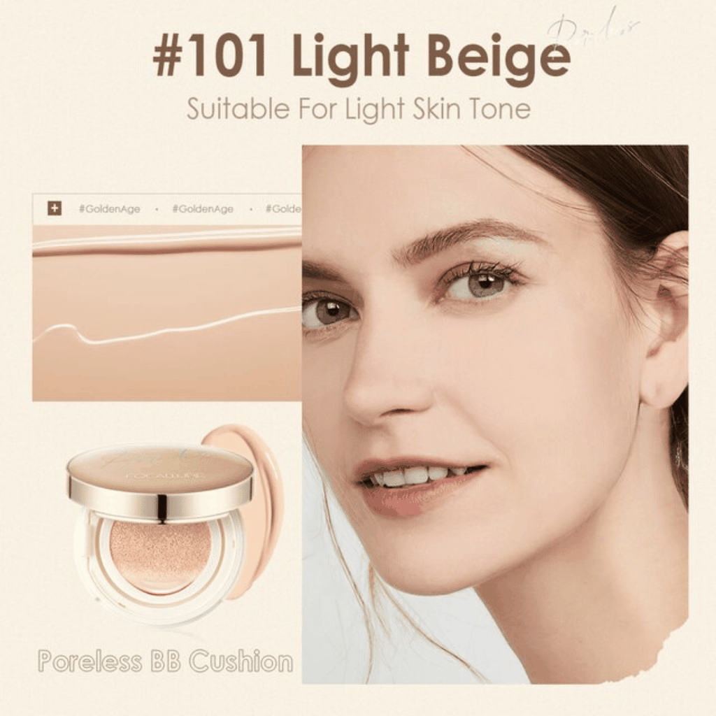 Cushion Focallure Kiềm Dầu Đỉnh Che Phủ Tốt Mịn Lì Poreless Matte Air Foundation FA19 12g