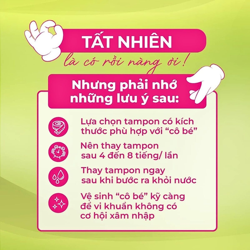Băng Vệ Sinh Unicharm Sofy Soft Tampon Siêu Thấm Khô Thoáng Nhật Bản Hộp 9 Ống