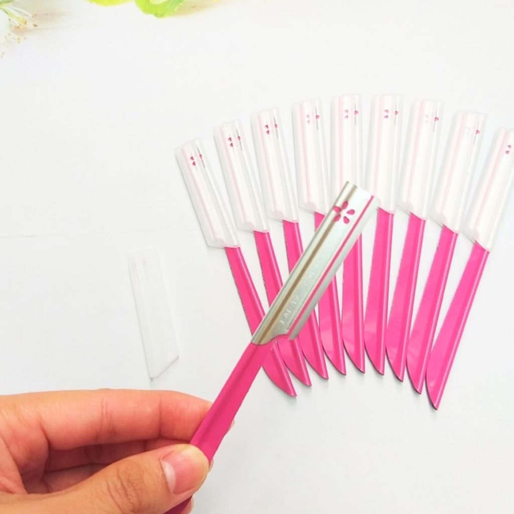 Dao Cạo Lông Mặt Kai S Select Beauty M 742 Thép Không Gỉ Tiện Lợi An Toàn Nhật Bản Set 5 Cây