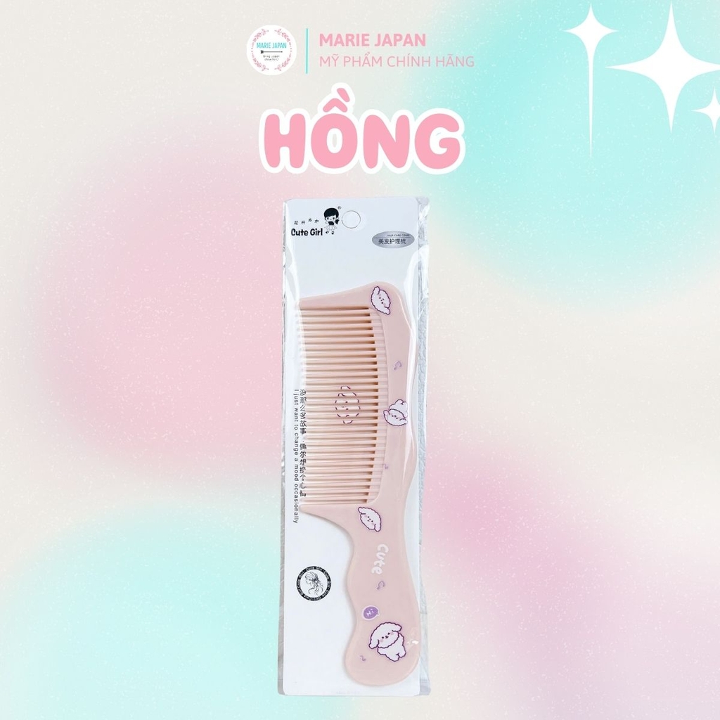 Lược Chải Tóc Mini Cute Girl Siêu Dễ Thương Nhỏ Gọn Tiện Lợi Mang Theo