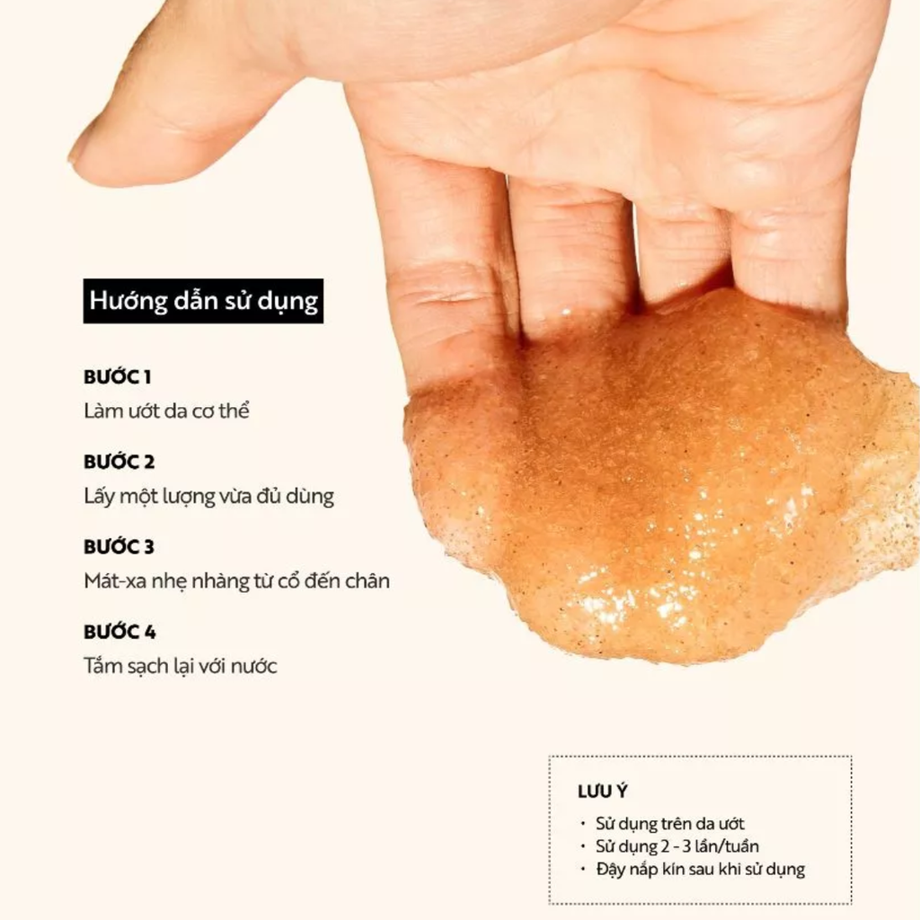 Tẩy Da Chết Cocoon Đường Thốt Nốt An Giang Da Sáng Mịn Đều Màu 200ml