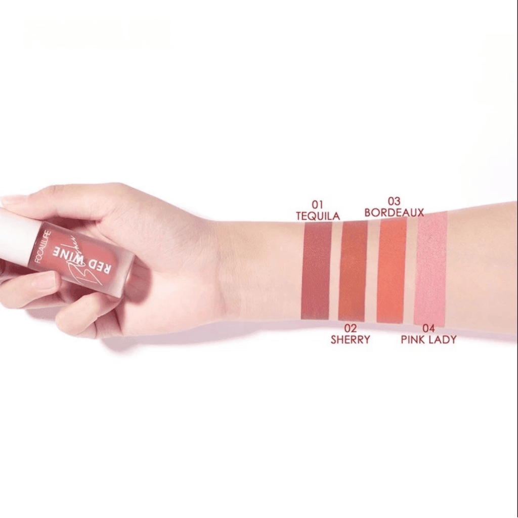 Má Hồng Kem Focallure Hangover Red Wine Blusher FA89