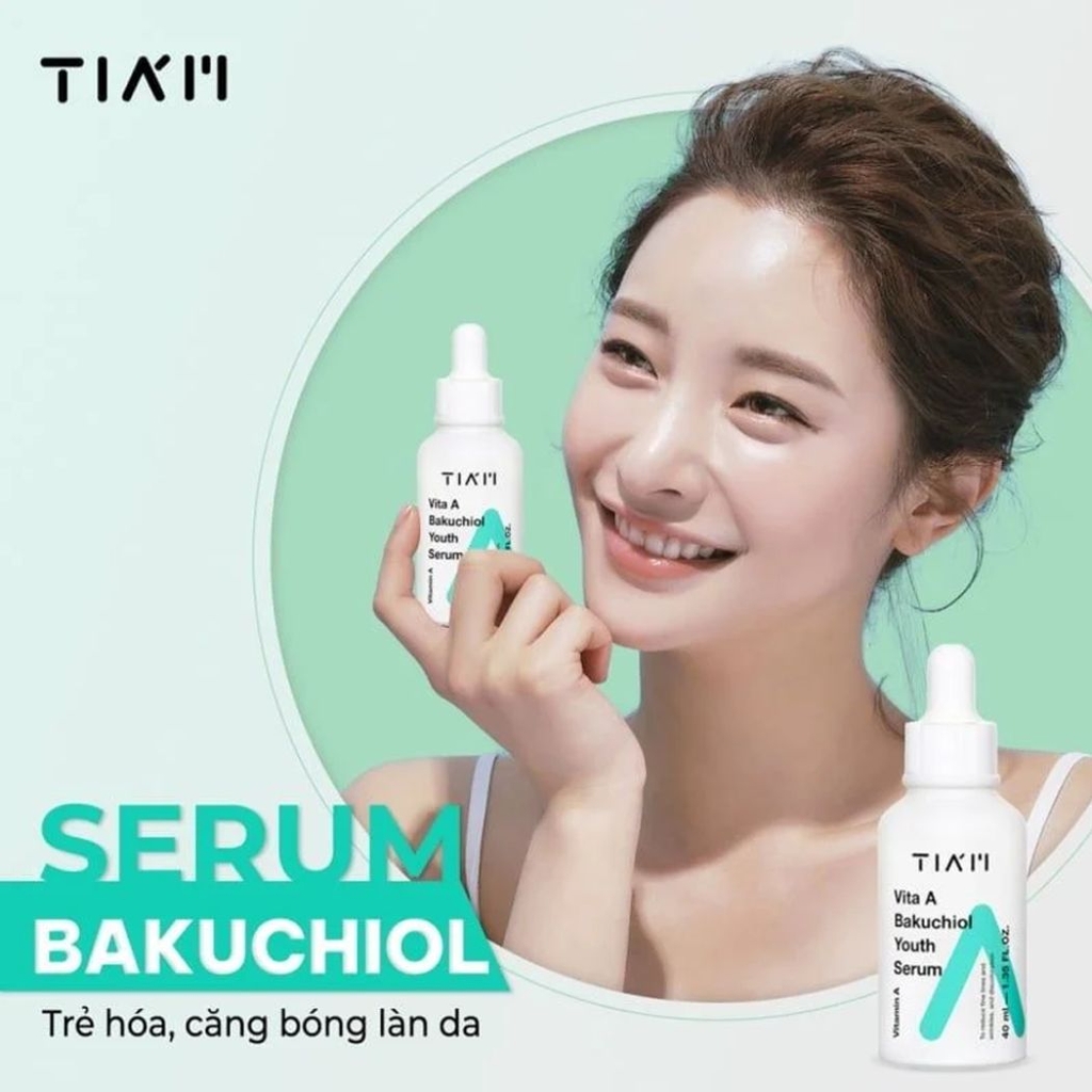 Serum TIAM Vita A Bakuchiol Youth Căng Bóng Trẻ Hóa Da Hàn Quốc 40ml