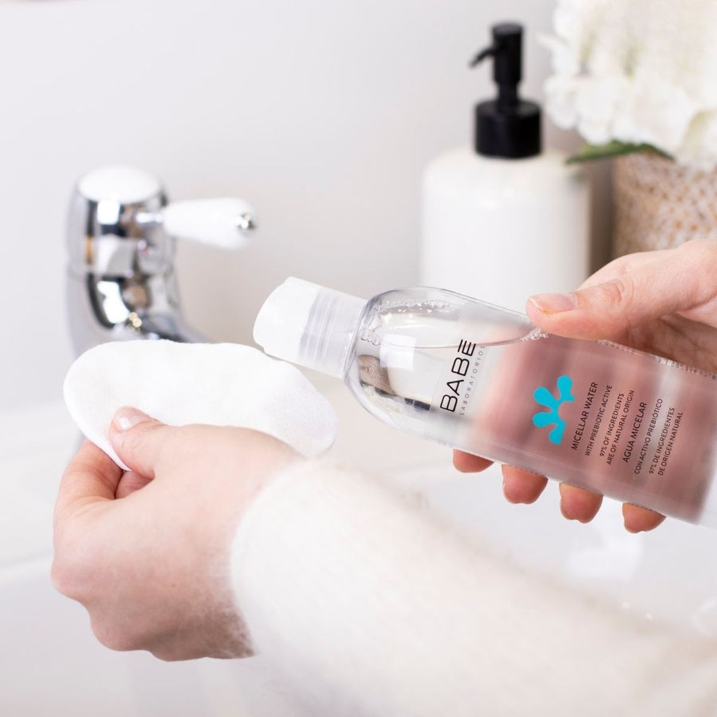 Nước Tẩy Trang BABE Essentials Prebiotic Micellar Water Làm Sạch Sâu Dịu Nhẹ Phù Hợp Mọi Loại Da 250ml