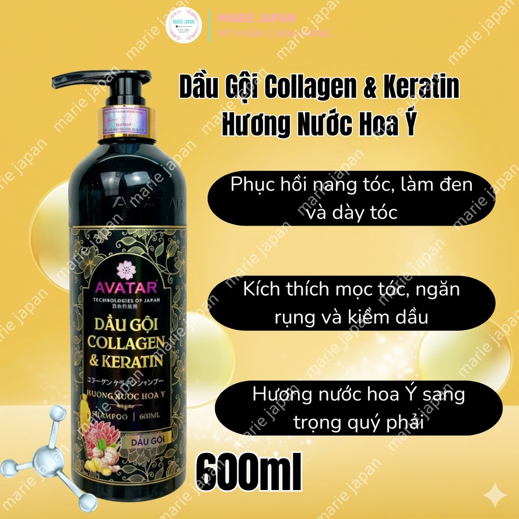 Dầu Gội Xả Avatar Hương Nước Hoa Cao Cấp Dưỡng Ẩm Phục Hồi Tóc Bồng Bềnh Chắc Khỏe