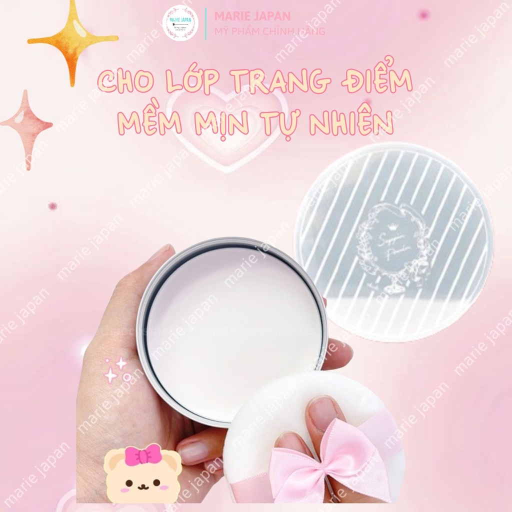 Phấn Phủ Dưỡng Da Club Suppin Powder B Kiềm Dầu Lâu Trôi Dưỡng Ẩm Hương Hoa Trắng Nhật Bản Hộp 12g