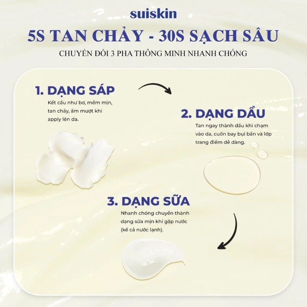 Sáp Tẩy Trang Suiskin Sạch Sâu Loại Bỏ Bã Nhờn Bụi Bẩn Hiệu Qủa Blooming Canola Cleansing Balm Hàn Quốc Hũ 90ml