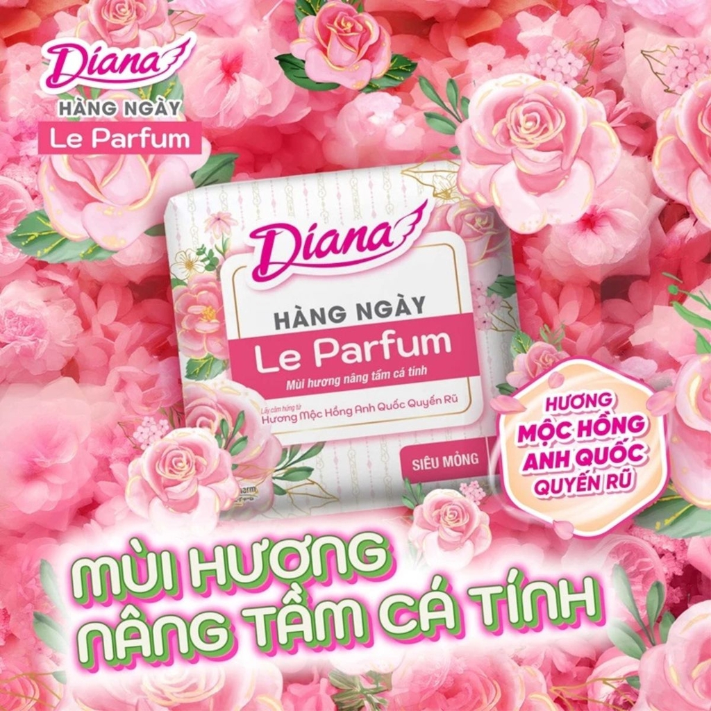 Băng Vệ Sinh Diana Sensi Hàng Ngày Siêu Thấm Thoáng Khí Êm Ái Nhật Bản Nhiều Size