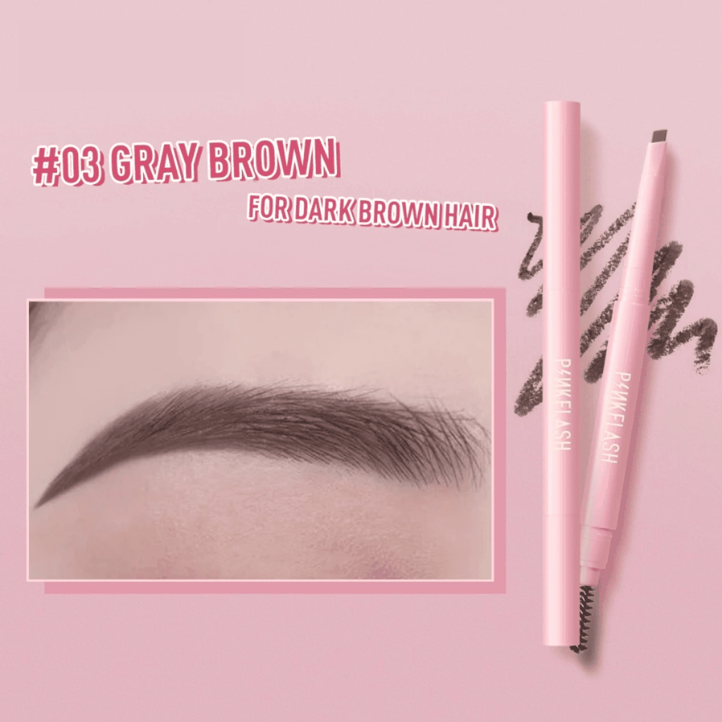 Chì kẻ mày Pinkflash Siêu Bền Màu, Chống Thấm Nước  Waterproof Auto Eyebrow Pencil E09