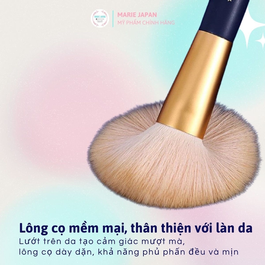 Cọ Phấn Phủ Amortals Lông Tơ Nhân Tạo Cao Cấp Mềm Mịn Tán Phấn Đều Tự Nhiên
