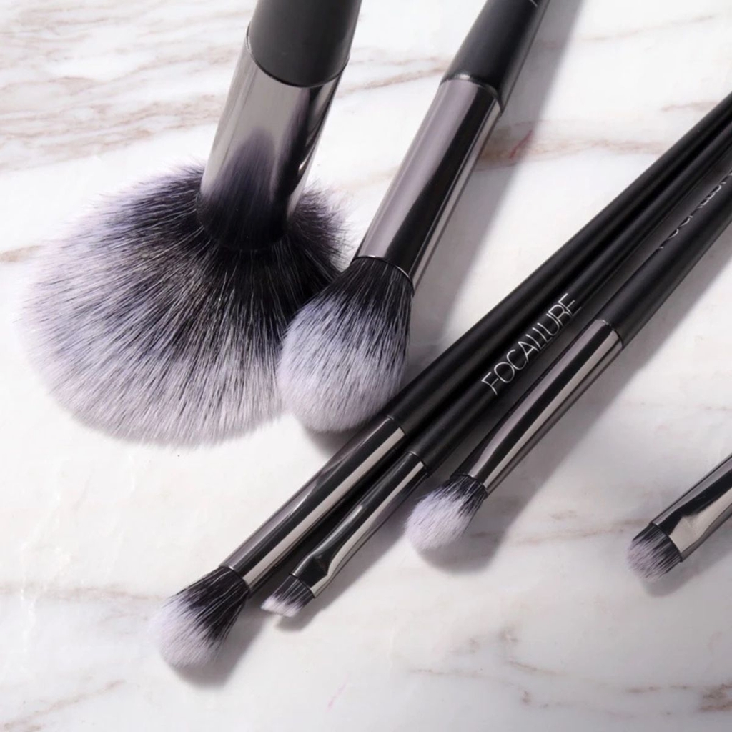 Bộ Cọ Trang Điểm Focallure 6 Cây Đa Năng Mềm Mịn Dễ Tán   Makeup Brushes Kit