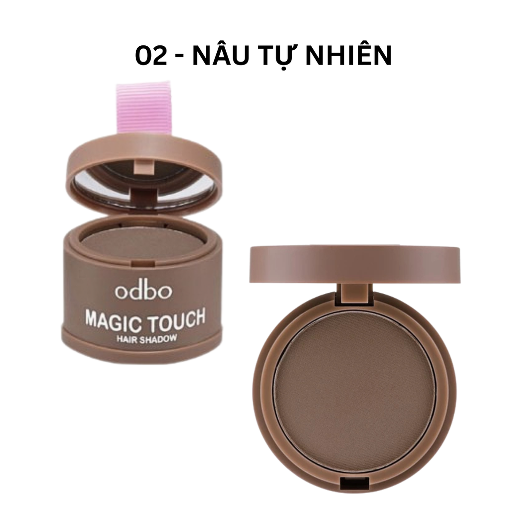 Phấn Dặm Che Hói Tóc ODBO Magic Che Khuyết Điểm Làm Dày Chân Tóc Tự Nhiên Touch Hair Shadow Thái Lan