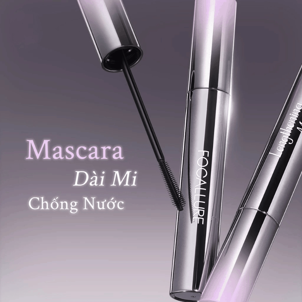 Mascara Focallure Cao Cấp Siêu Dài Cong Mi, Bền Lì Lengthening Lifting BK01 7,3g