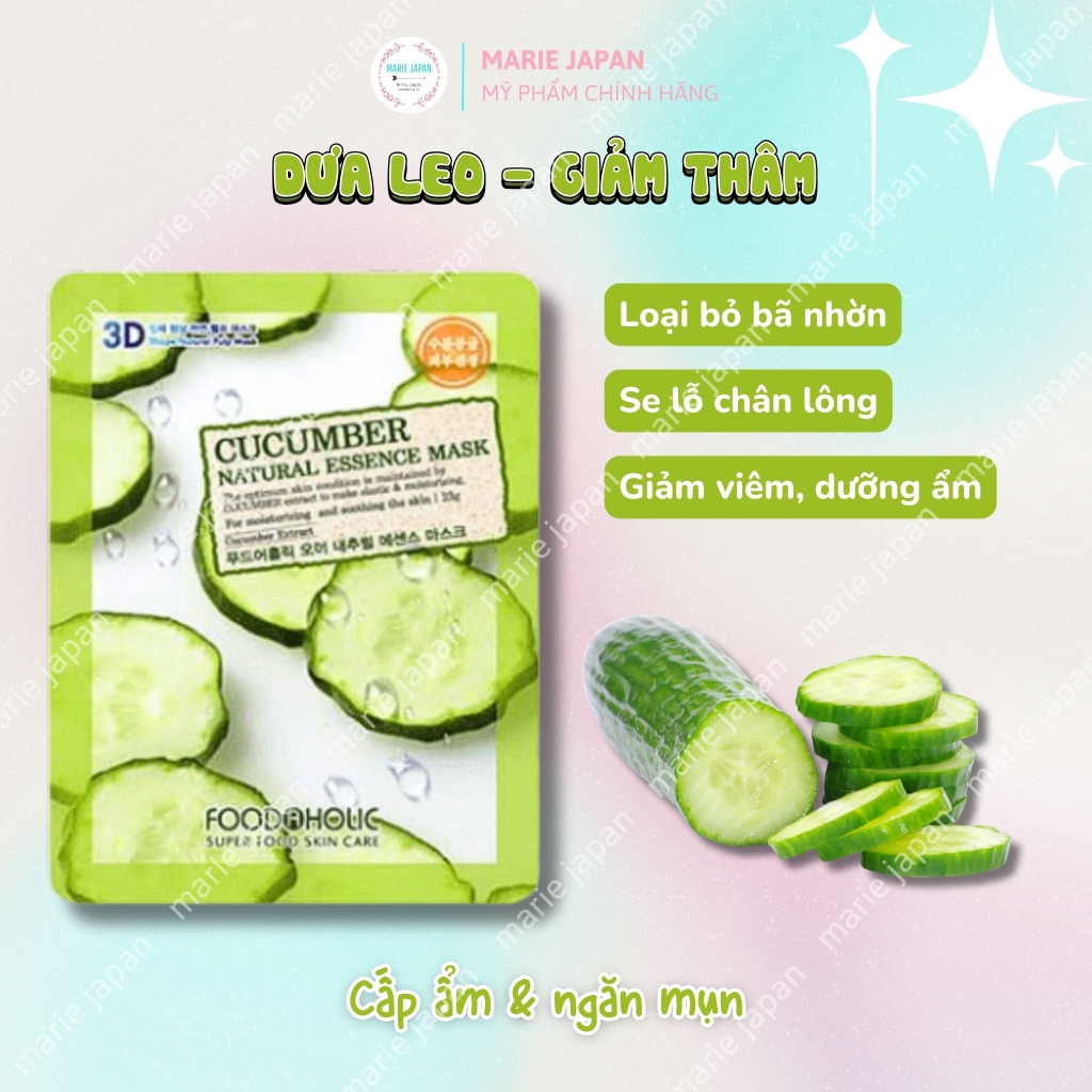 Mặt Nạ Dưỡng Da 3D Foodaholic Hàn Quốc