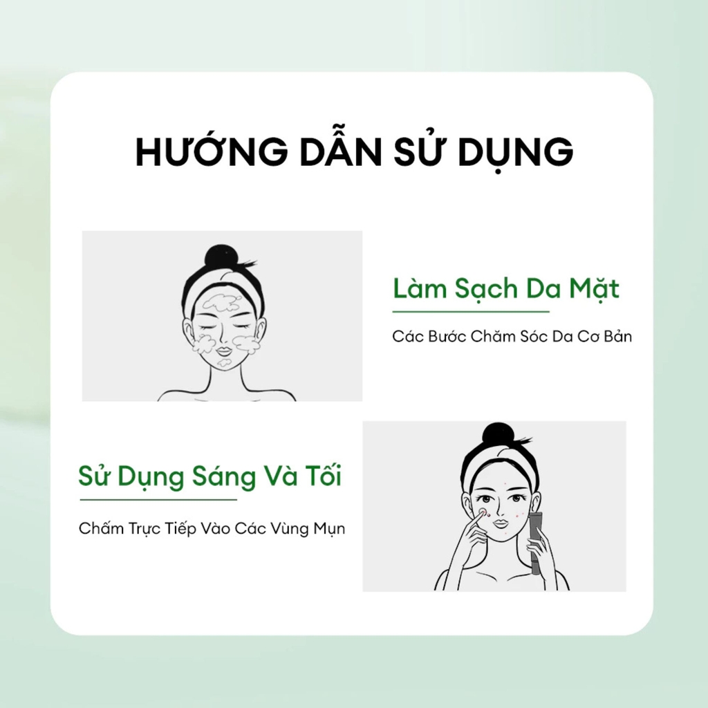 Chấm Mụn Colorkey Luminous Hỗ Trợ Giảm Mụn Mờ Thâm Dịu Da Green Tea Purifying Acne Treatment