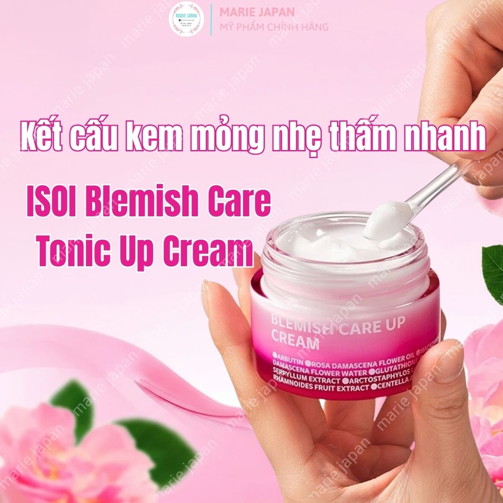 Kem Dưỡng ISOI Blemish Care Up Cream Sáng Da Mờ Thâm Phục Hồi Cấp Ẩm Dịu Nhẹ Hàn Quốc