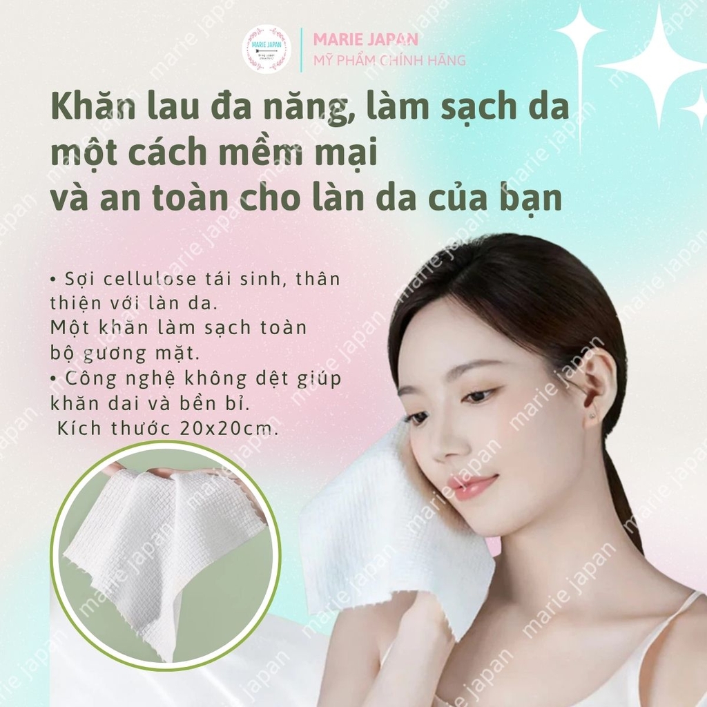 Khăn Mặt Đa Năng AMORTALS Mềm Mại Thân Thiện Với Da Dùng Một Lần