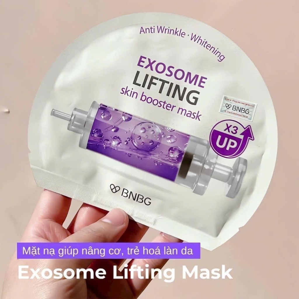 Mặt Nạ BNBG Placenta Skin Booster Mask Cấp Ẩm Dưỡng Trắng Phục Hồi Trẻ Hóa Da Hàn Quốc Hộp 10 Miếng