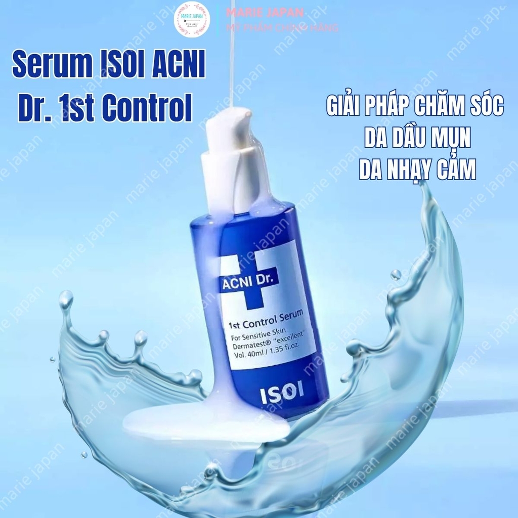 Serum ISOI ACNI Dr. 1st Control Dịu Da Kiểm Soát Dầu Ngăn Ngừa Mụn Hàn Quốc 40ml